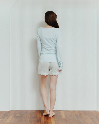 Boat Neck L/S Tee