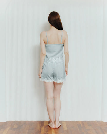 【7/15より順次配送】Satin Lace Roomwear