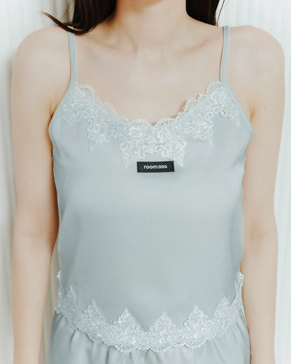 【7/15より順次配送】Satin Lace Roomwear