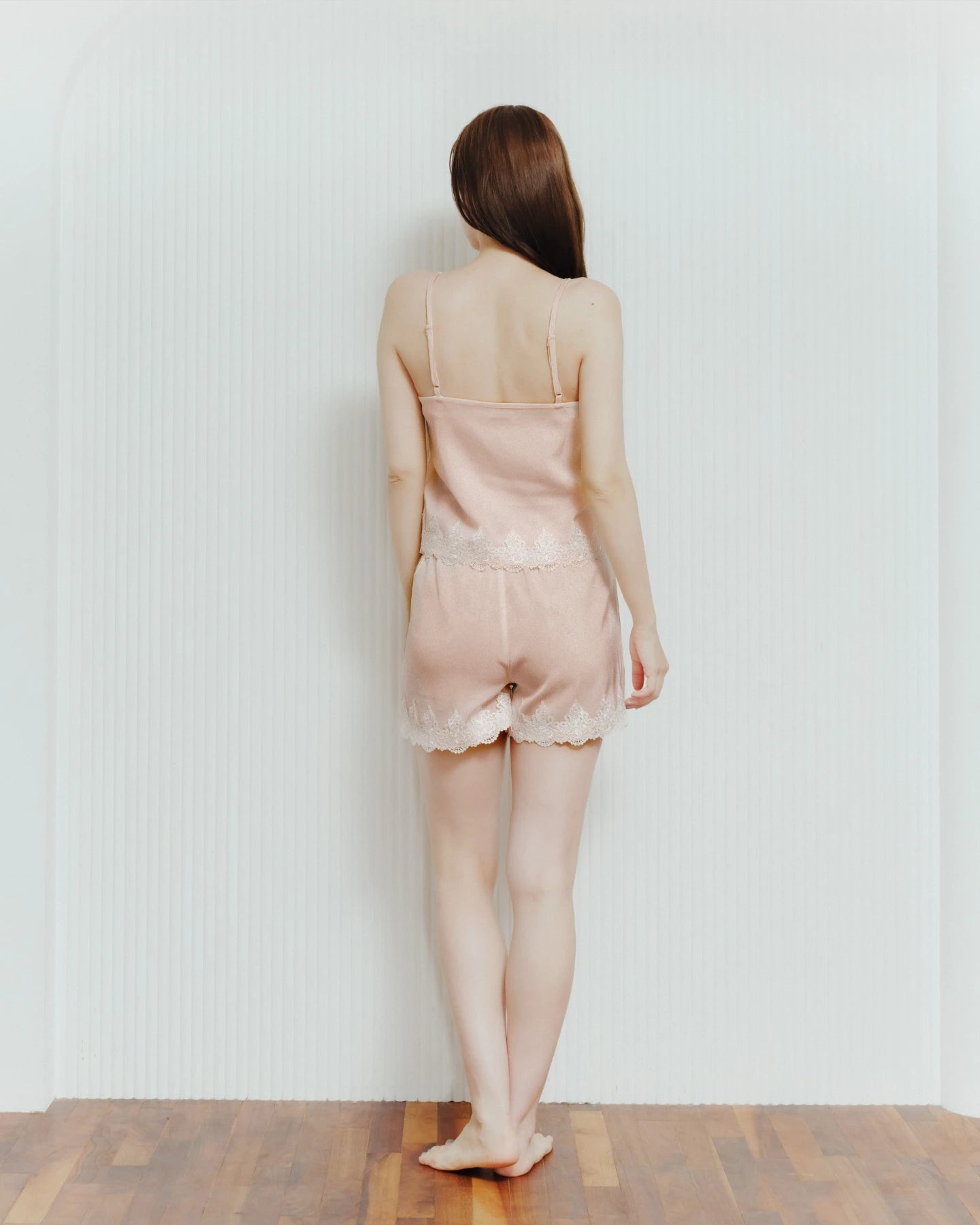 【7/15より順次配送】Satin Lace Roomwear