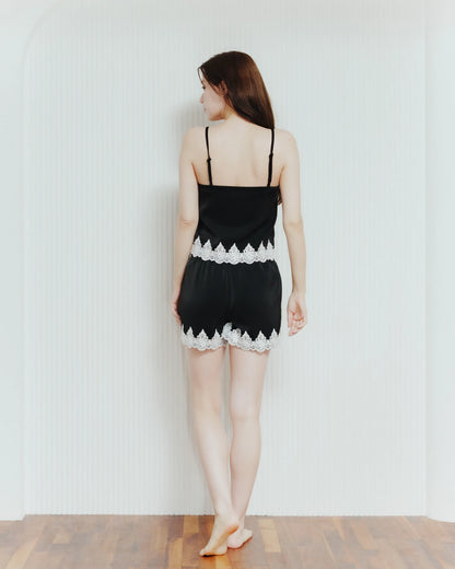 【7/15より順次配送】Satin Lace Roomwear