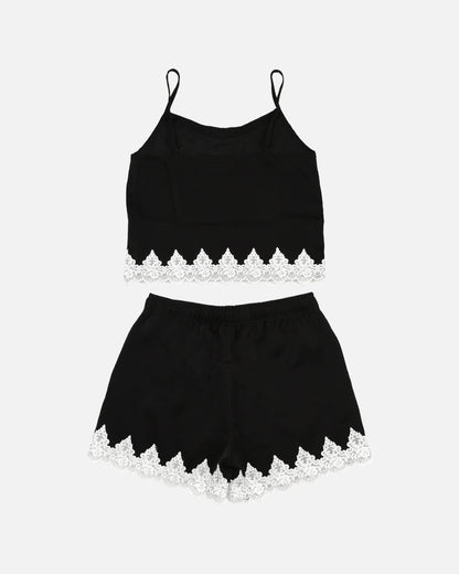 【7/15より順次配送】Satin Lace Roomwear