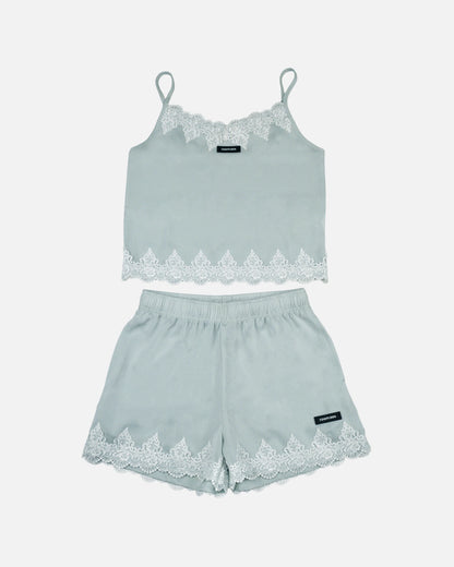 【7/15より順次配送】Satin Lace Roomwear