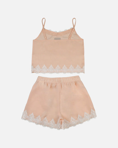 【7/15より順次配送】Satin Lace Roomwear
